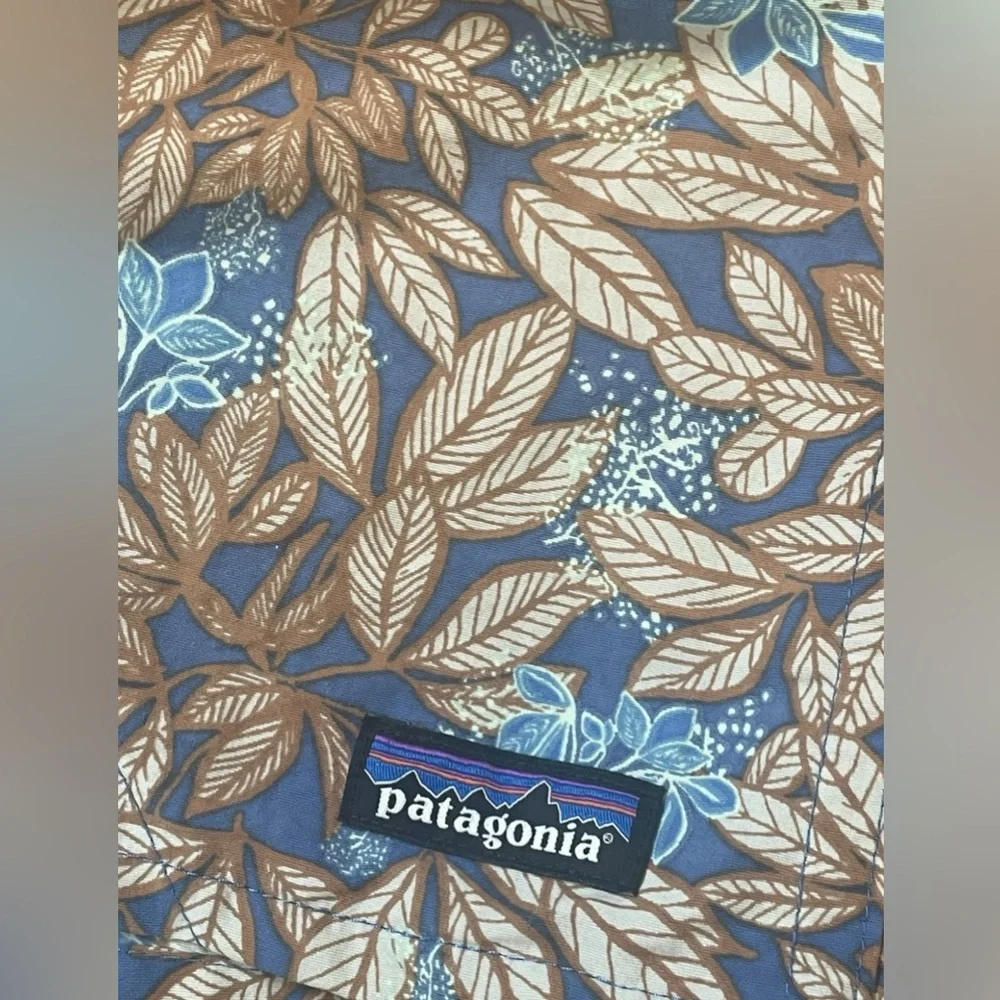 Patagonia XS‎ Board Short Mens Trunks Baggies Floral Swim Lined Drawstring Waist
